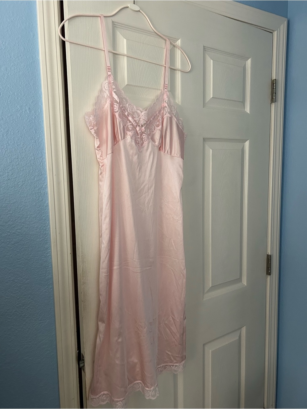 Baby Pink Vintage Slip Dress